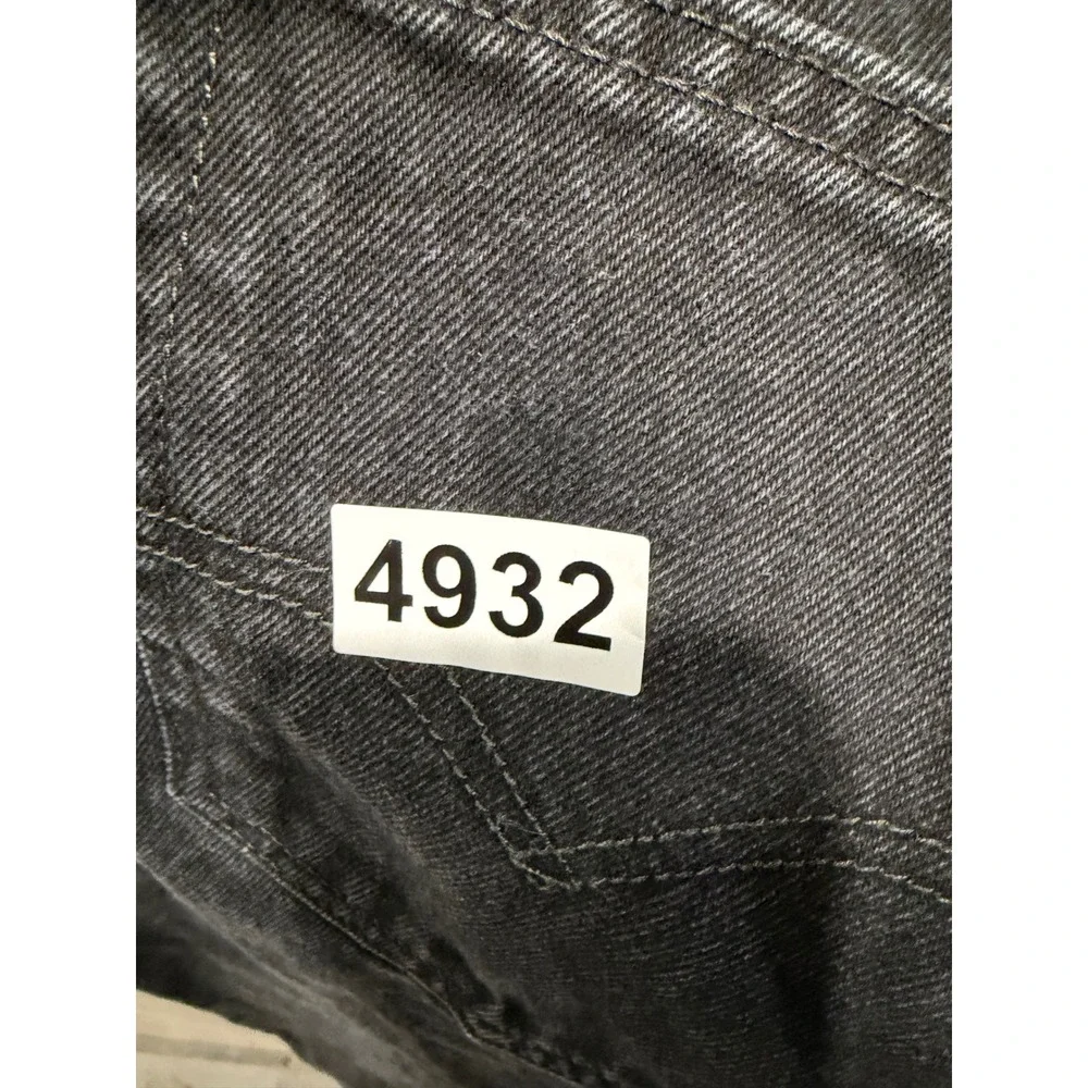 Levi's Mens 505 Regular Fit Straight Leg‎ Black Jeans 34x34